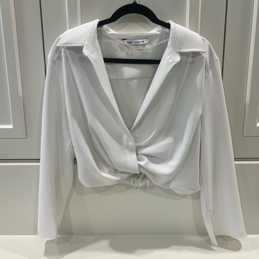 Zara White Women's Top